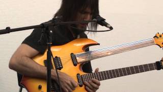 Guns N Roses guitarist Ron Thal aka Bumblefoot clinic at Copenhagen Guitar Show 2013 [upl. by Sage]