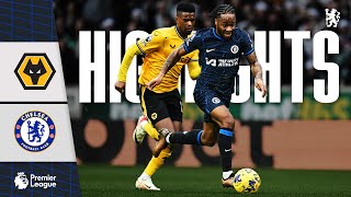 Wolves 21 Chelsea  HIGHLIGHTS  Premier League 202324 [upl. by Aivatnohs]