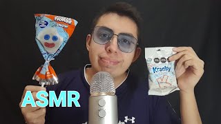 ASMR Pobando dulces Ricolino Snow ❄️ Eating Mouth Sounds [upl. by Jobey]