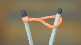 How to Light a Match with a Rubber band [upl. by Leahcam]