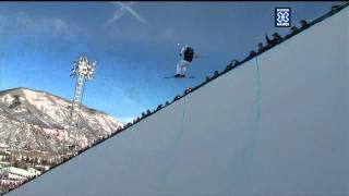 Winter X Games 2012 Kevin Rolland Crash [upl. by Odnanref]