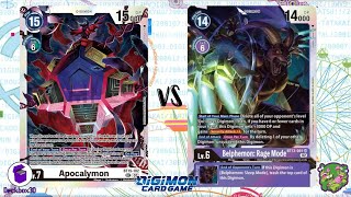 DIGIMON TCG Local match Apocalymon Purple vs Belphemon Purple  THIRD IMPACT [upl. by Dymoke]