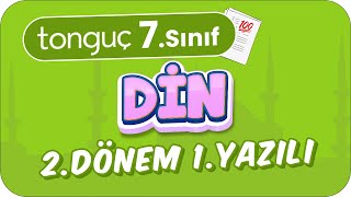 7Sınıf Din 2Dönem 1Yazılıya Hazırlık 📑 2024 [upl. by Koralie]