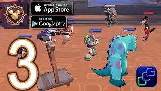 Disney Sorcerers Arena Android iOS Walkthrough  Part 3  Heroes Campaign Ch1 [upl. by Zitvaa]