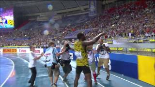 Mens 100m Final  IAAF World Championships Moscow 2013 [upl. by Ennadroj]