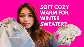 Two Set Cozy Sweatshirt From Amazon Review [upl. by Enitsahc]