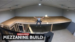 Building A Large Mezzanine With Stair Case [upl. by Ganley686]