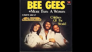 Bee Gees  More Than A Woman 4KLyrics [upl. by Nyre]