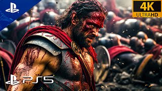 Leonidas MASSACRE™ LOOKS ABSOLUTELY AMAZING  Ultra Realistic Graphics Gameplay  4K AC Odyssey [upl. by Nnayr331]