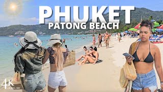 Phuket 2024 How Patong Beach now  Walking Tour [upl. by Melise]