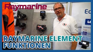 Raymarine Element  Funktionen erklärt  Echolotzentrumde [upl. by Seltzer]