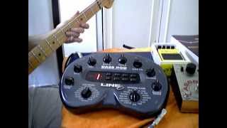 Demo Bass Pod line6 com GampL L2000 1985 [upl. by Landbert]