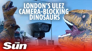 Londons ULEZ camerablocking dinosaurs who quotwont stop until hated scheme is scrappedquot [upl. by Ardnued5]