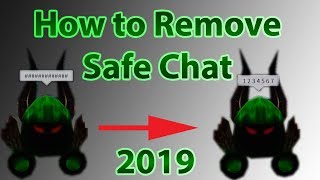 How to Remove Safe Chat  Hashtags on ROBLOX 2019 April In 2 Minutes [upl. by Darnok]