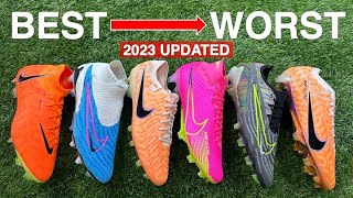 RANKING EVERY 2023 Nike football boot from BEST to WORST  UPDATED [upl. by Aisek541]