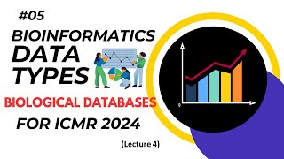 Bioinformatics  Data Types  Biological databases  ICMR JRF 2024 [upl. by Anez]