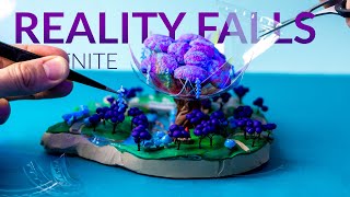 Making REALITY FALLS with clay amp a cup lid – Fortnite Battle Royale [upl. by Tuck783]