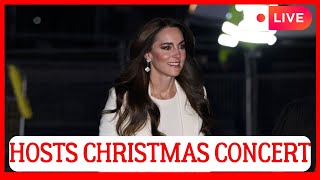 ROYAL CHRISTMAS PRINCESS KATE HOSTS THIRD CHRISTMAS CAROL CONCERT AT WESTMINSTER ABBEY [upl. by Durware]