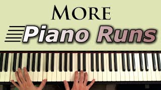 Learn to play MORE Piano Runs and Fills [upl. by Eelan]