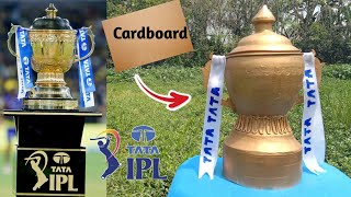 How to make IPL trophy with cardboardvery easy to make [upl. by Ardnuahc414]