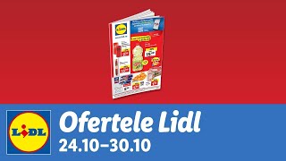 Ofertele saptamanii la Lidl • 24  30 Octombrie 2022 [upl. by Ellevart]