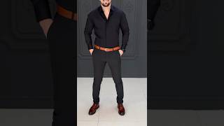 Black Pant Matching Shirt blackpant menfashion menshirts mensfashionbeast [upl. by Ardnaeed]