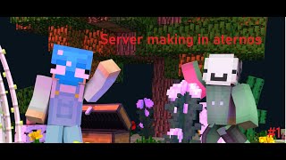 Making a best moded survival server in aternos  Fox Fighters gaming [upl. by Ferrel]