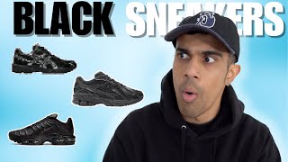 The 10 BEST BLACK SNEAKERS to buy in 2024 [upl. by Tnafni]