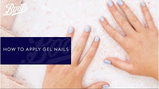 How To Apply Gel Nails At Home  Nail Tutorial  Boots Beauty  Boots UK [upl. by Adiasteb]