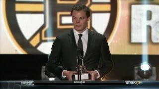 Tuukka Rask wins the Vezina Trophy [upl. by Ettesel]