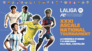 XXXI Torneo Nacional ASCALE LALIGA FC FUTURES sábado tarde [upl. by Rusel4]