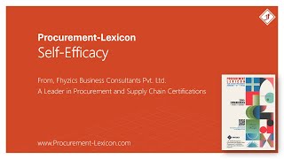 Self Efficacy from Procurement Lexicon [upl. by Preston]