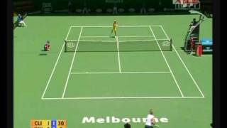 2007 Australian Open R4 Kim Clijsters vs Daniela Hantuchova [upl. by Garvin]