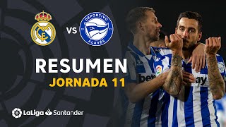 Resumen de Real Madrid vs Deportivo Alavés 12 [upl. by Cassius]