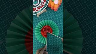 Origami Paper craft  diy paper fan ✨ shorts origami diy easycraft papercraft craft [upl. by Ylimme]