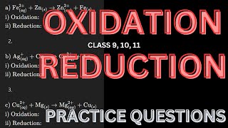 Understanding Oxidation Reduction Redox Reactions  with practice worksheet pdf solutions [upl. by Acinorej]