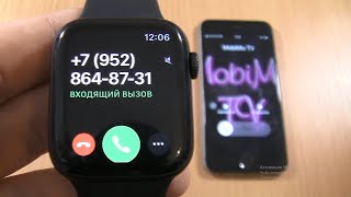 Incoming callApple Watch SE amp iPhone 6S [upl. by Eillom]