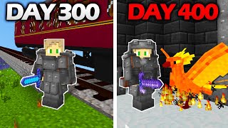 I Survived 400 Days in the Ages of History in Minecraft [upl. by Eadrahc79]