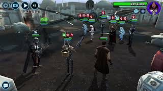 Beskar Armor Mando Event Strategy Guide  SWGOH  Easy with Low Gear amp Poor Mods [upl. by Maurita]