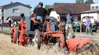 Fête de la Terre 2024  Payerne  10 août 2024  Démonstration de tracteurs au labour [upl. by Kezer]