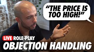 How To Handle Objections About PRICE Live RolePlay Sales Training [upl. by Anahsek]