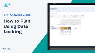 How to Plan Using Data Locking SAP Analytics Cloud [upl. by Corrine]