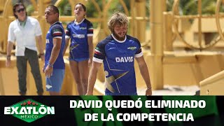 David queda eliminado de la competencia  Episodio 150  Exatlón México [upl. by Arutek606]