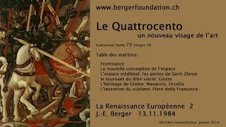 Renaissance Européenne 2  Le Quattrocento un nouveau visage de lart [upl. by Amiarom]