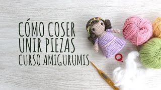 Curso Amigurumis  Cómo Coser o Unir las Piezas [upl. by Agna144]