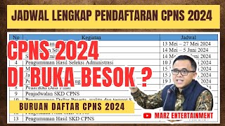 CPNS 2024 DI BUKA MEI  BEGINI JADWAL PEMBUKAAN CPNS 2024 TERBARU  DAFTAR CPNS 2024 [upl. by Eelta]