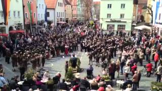 Jagdhornkonzert Weiden in der Oberpfalz [upl. by Atinuj]