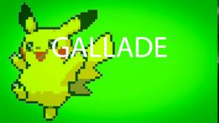 how to pronounce GALLADE  Pokémon GO [upl. by Wilkie]