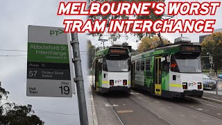 Abbotsford Street Interchange  Melbournes Worst Tram Interchange [upl. by Tina]