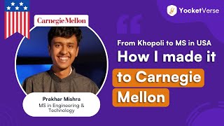 How I got into Carnegie Mellon with 7 CGPA  Top Admit amp Low GPA  Spring 23  Yocket Premium Review [upl. by Par]